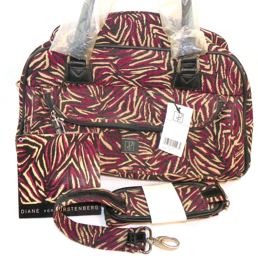 New DIANE VON FURSTENBERG 16" Travel Carry On